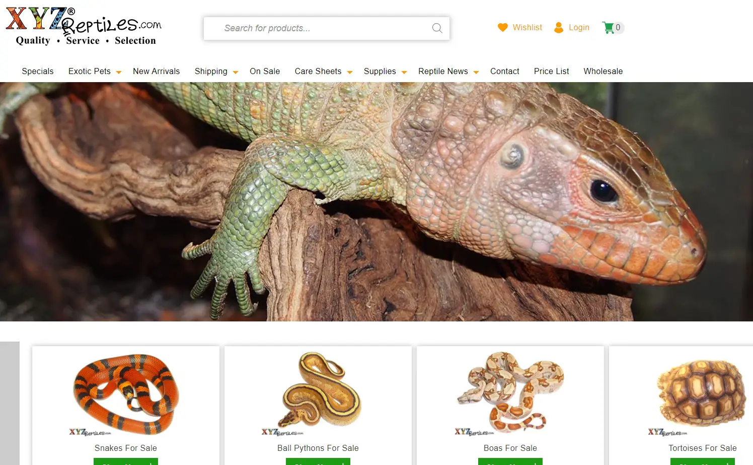 xyz-reptile-breeder-website-homepage